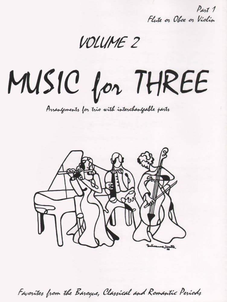 Music for Three Volume 2 Part 1 Violin, Oboe or Flute Published by Last Resort Music