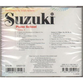 Suzuki Piano School CD, Volume 4, Performed by Azuma