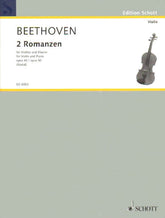 Beethoven, Ludwig - Two Romances, Op 40 and 50 - Violin and Piano - edited by Max Rostal - Schott Edition