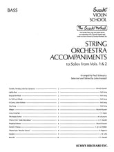 String Orchestra Accompaniments to Solos from Suzuki Violin School, Volumes 1 and 2 - Bass