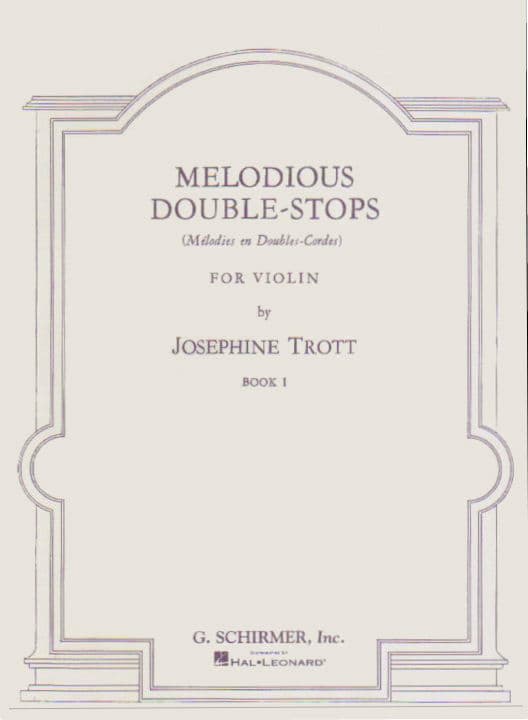 Trott - Melodious Double-Stops, Book 1 - Violin - published by G Schirmer