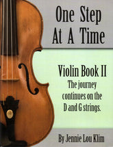 One Step At A Time - Book 2 - Violin - Jennie Lou Klim - Beachside Publications