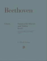 Beethoven, Ludwig - Sontas for Violin and Piano, Volume 1 - edited by Max Rostal - Henle Edition