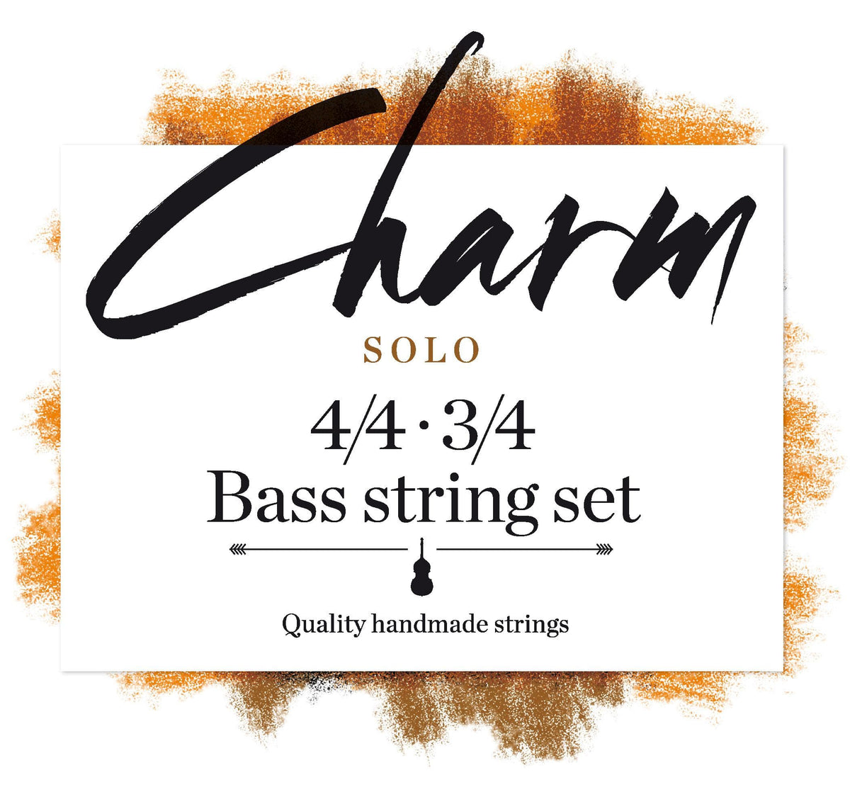 Charm Bass Solo String Set 3/4 Size Medium
