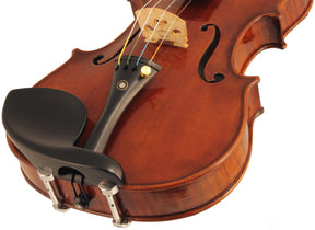 Guarneri Ebony Violin Chinrest - Hill Style Clamps