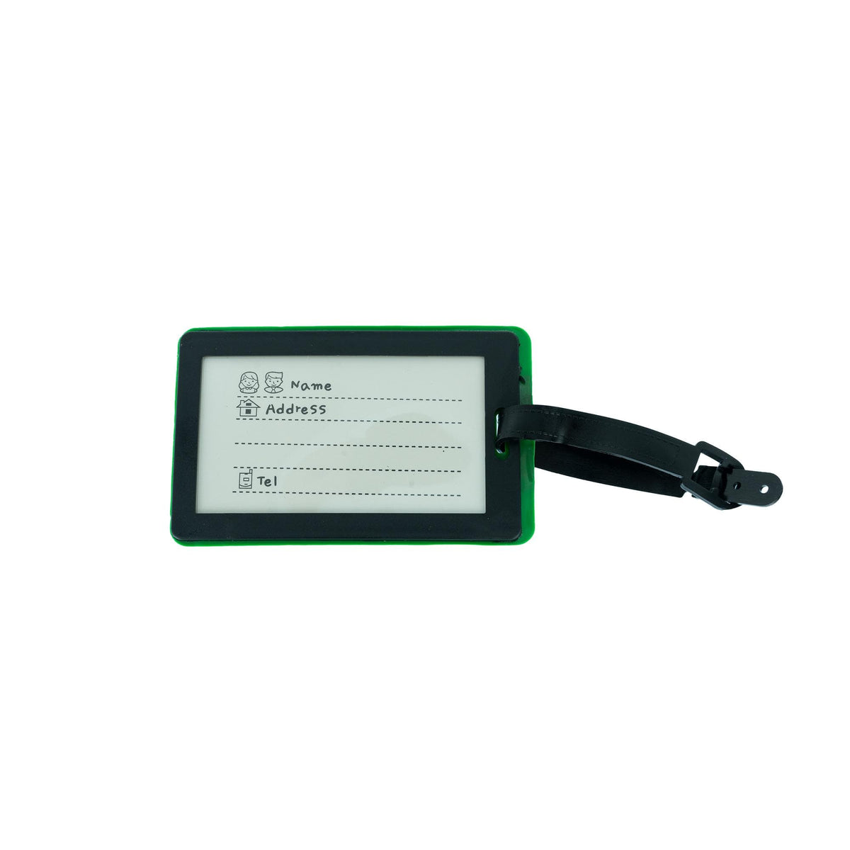 Musical Journey Luggage Tag - Green