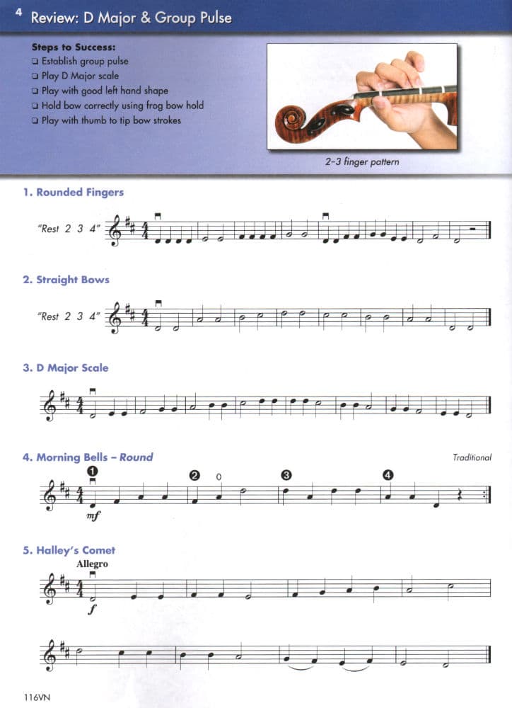 String Basics - Steps to Success for String Orchestra - Book 2 - Violi