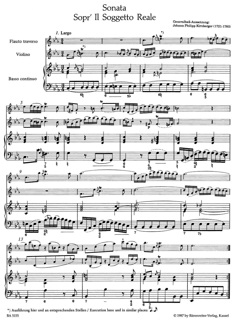 Bach　Minor　Sheet　Sonata　Trio　Urtext　C　Music