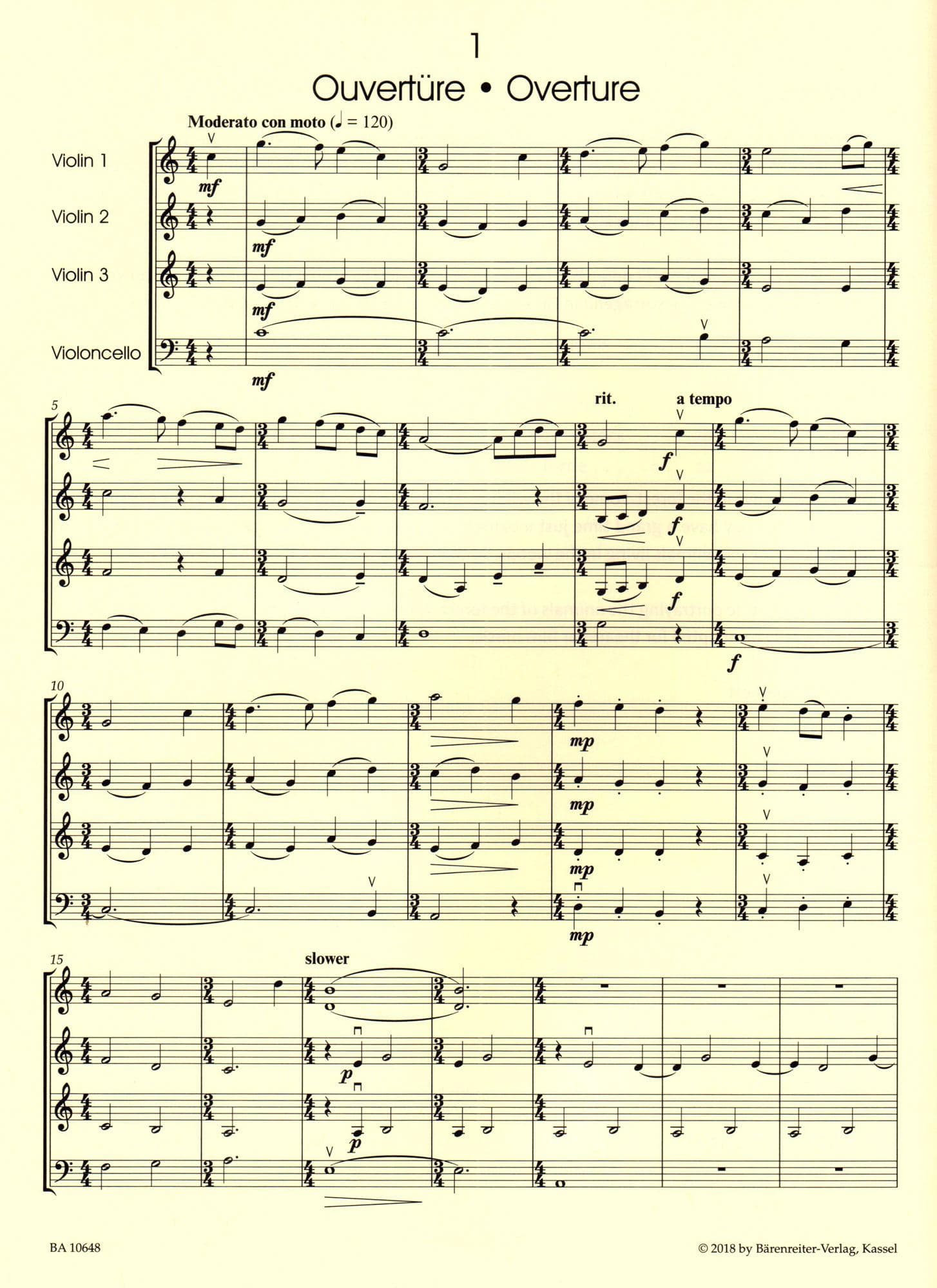 Speckert, George - Don't Feed the Animals - for String Ensemble - Barenreiter