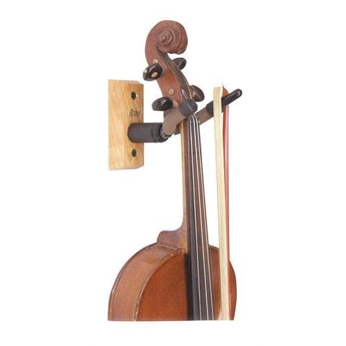 Home and Studio Instrument Hanger for Violin or Viola - Hardwood Cherry