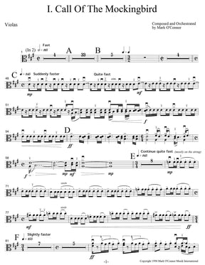 O'Connor, Mark - Three Pieces for Violin and Orchestra - String Parts - Digital Download