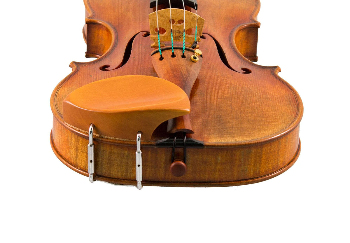 Teka Boxwood Violin Chinrest - Medium Plate