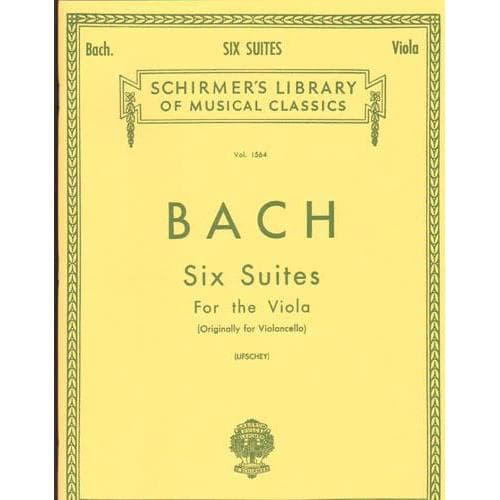Bach, JS - 6 Suites, BWV 1007-1012 - Viola solo - arranged by Samuel Lifschey - G Schirmer Edition
