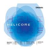 Helicore Bass Hybrid D 3/4 Size Medium