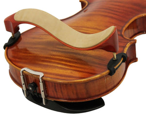Mach One Violin Shoulder Rest - Maple with Hook - 3/4-4/4 Size