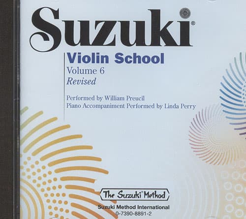 Suzuki Violin School CD, Revised Volume 6, Performed by Preucil