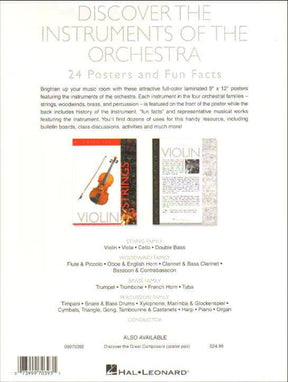Discover the Instruments of the Orchestra: 24 Posters and Fun Facts - Hal Leonard