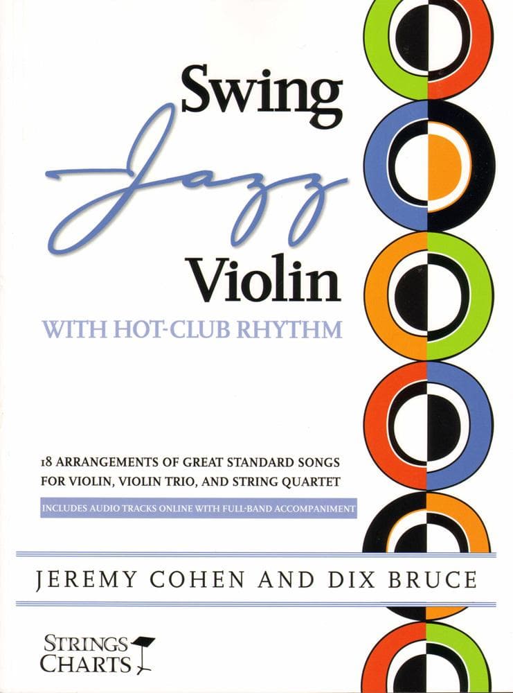 Cohen/Bruce - Swing Jazz Violin with Hot-Club Rhythm - Book/Online Audio - String Letter Publishing