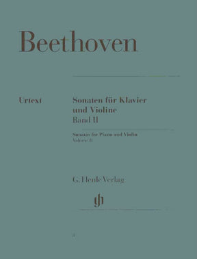 Beethoven, Ludwig - 10 Sonatas Volume 2 No 6-10 - Violin and Piano - edited by Max Rostal - Henle Verlag URTEXT Edition
