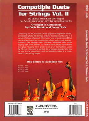 Gazda / Clark - Compatible Duets for Strings Volume II - Cello - Carl Fischer