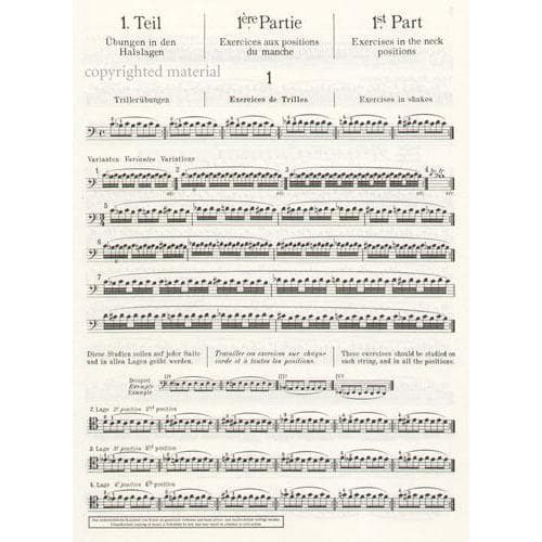 Feuillard, Louis - Daily Exercises for Cello - Cello solo - Schott Edition