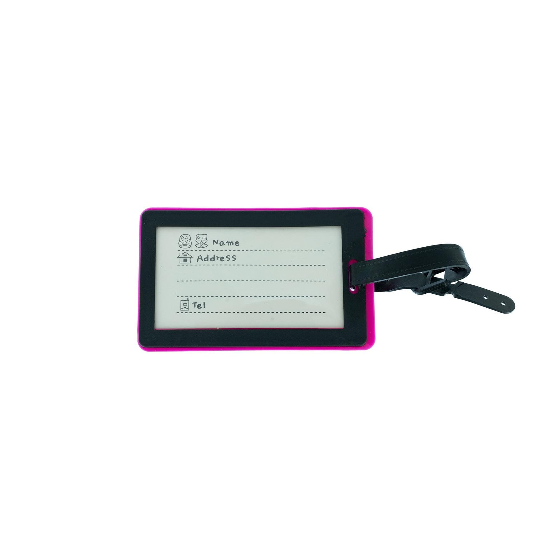 Musical Journey Luggage Tag - Hot Pink