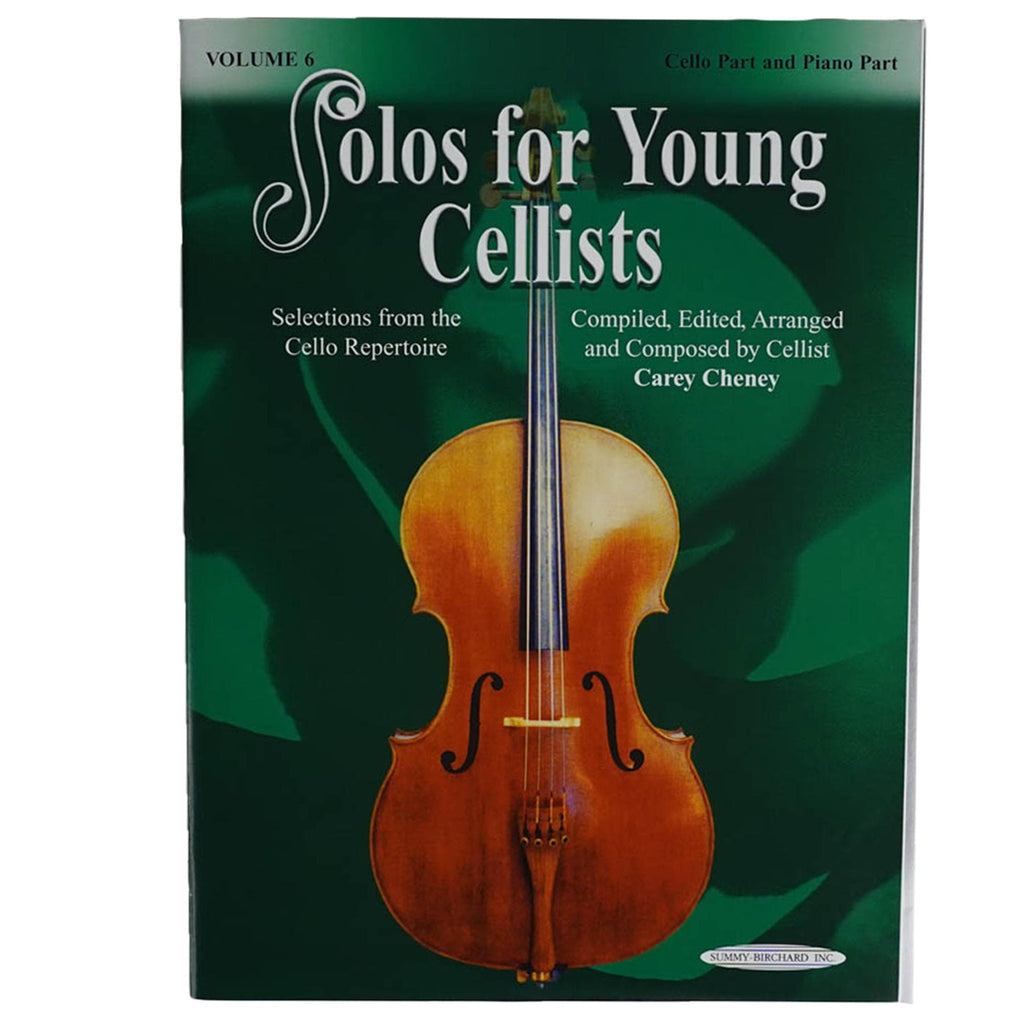 Solos for Young Cellists: Volume 6 - for Cello and Piano - by Carey Ch
