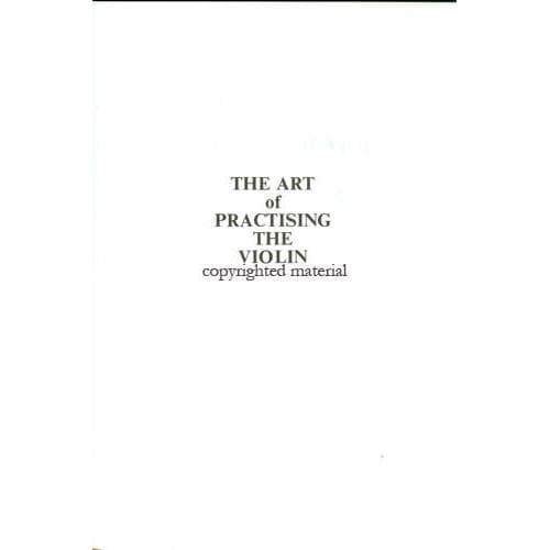 Gerle, Robert - The Art of Practicing the Violin - Violin solo - Stainer and Bell Edition
