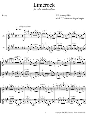 O'Connor, Mark - Limerock for Violin and Bass - Score - Digital Download