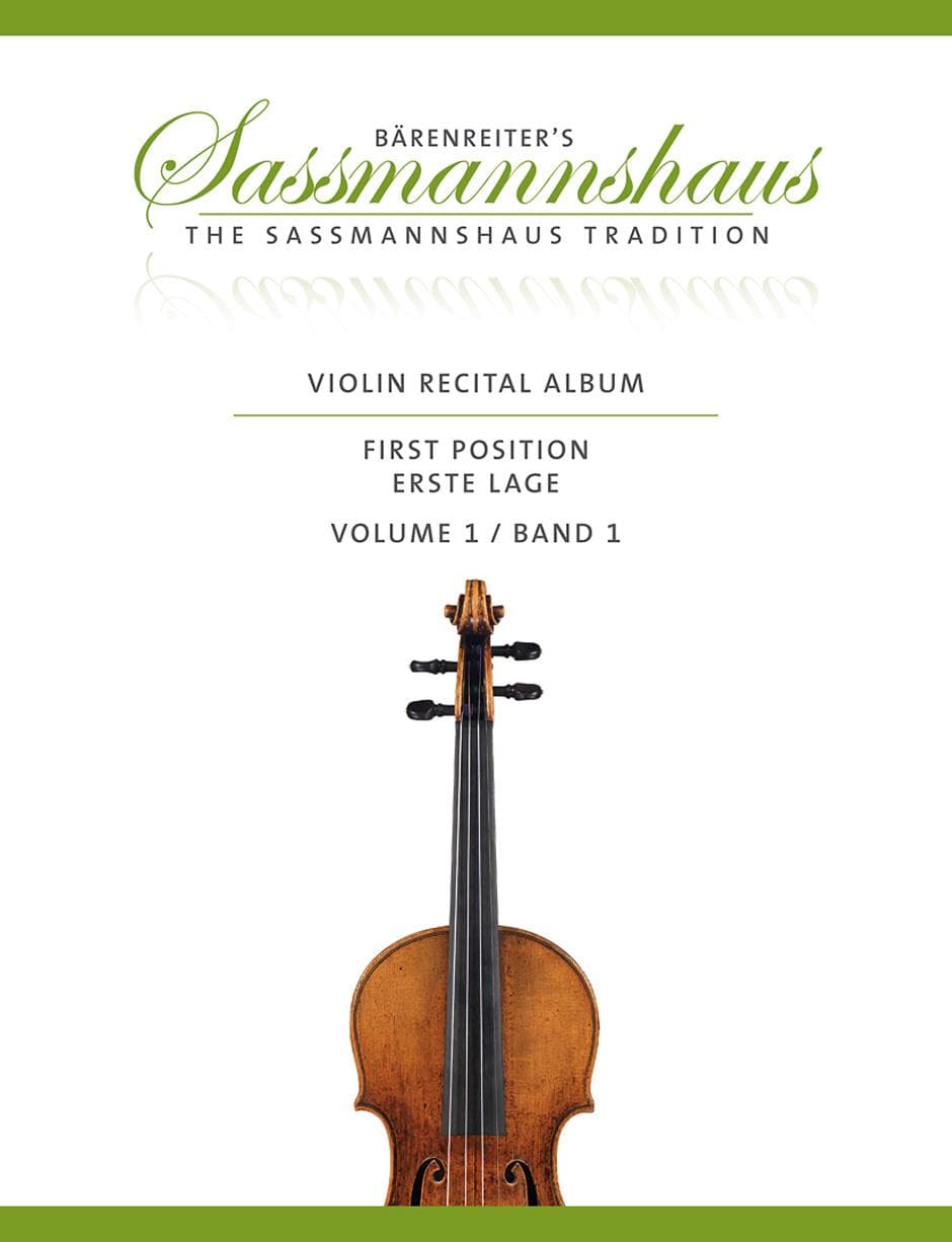 Sassmannshaus, Kurt and Christoph and Lusk, Melissa - Violin Recital Album, Volume 1: First Position - for Violin, Violin and Piano, or Violin Duet - Barenreiter