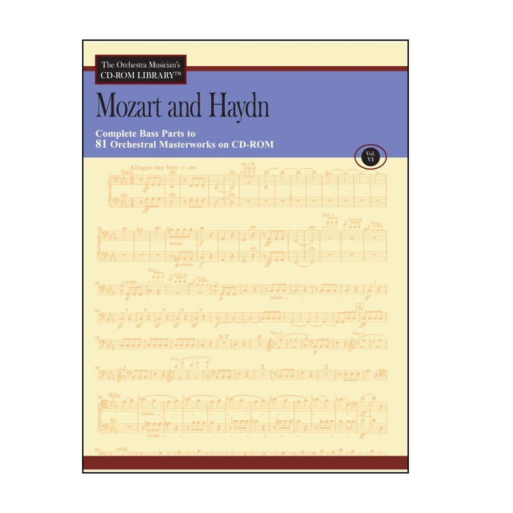 The Orchestra Musician's CD-ROM Library - Volume 6: Mozart and Haydn - Viola - CD Sheet Music, LLC