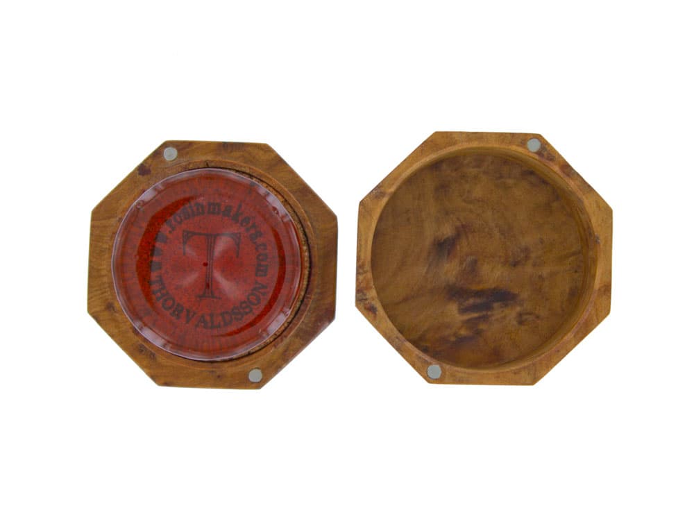 French Rosin in Octagonal Wood Case marked Sartory