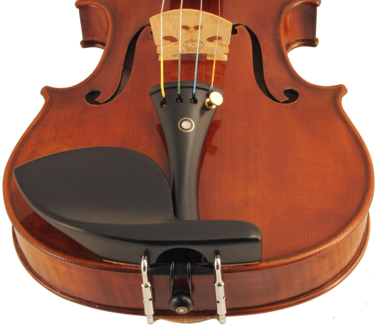 Guarneri Violin Chinrest Ebony Old Hill Plate 4/4