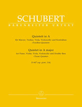 Schubert, Franz - Quintet in A Major Op 114  ( Trout ) URTEXT Published by Barenreiter Verlag