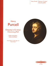 Purcell, Henry - Chacony in G minor - for Violin and Piano - transcribed by Simon Fischer - Edition Peters