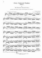 Mazas, JF - 40 Selected Studies, Op 36 Book 1 - Violin - edited by Franko - Schirmer
