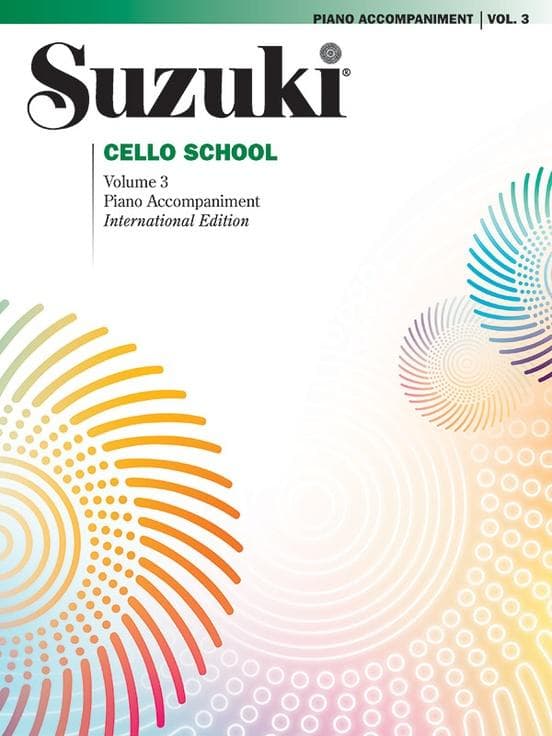 Suzuki Cello School Piano Accompaniment, Volume 3