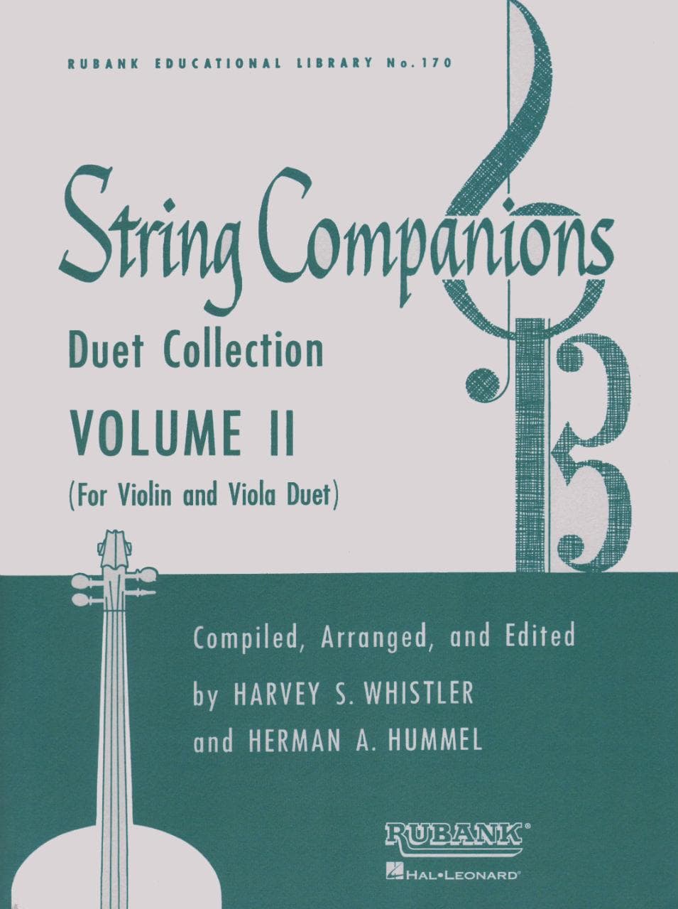 Whistler / Hummel - String Companions Duet Collection, Volume 2 - Violin and Viola - Rubank Publications