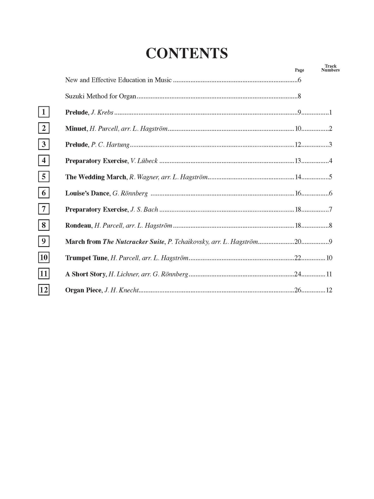 Suzuki Organ School Method Book and CD, Volume 4