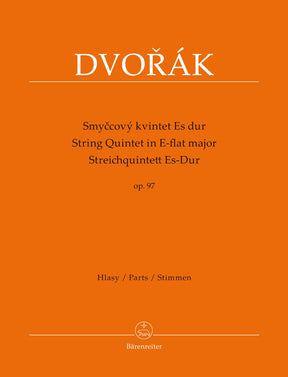 Dvorak, Antonin - String Quintet in E Flat Major, Op 97 - edited by Frantisek Bartos -  Barenreiter