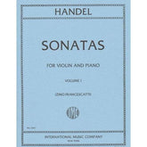 Handel, George Frideric - Six Sonatas, Volume 1 (Nos 1-3) - Violin and Piano - edited by Zino Francescatti - International Edition