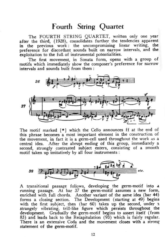 Bartók, Béla - String Quartets Nos 1-6 - Study Score - Boosey & Hawkes Edition