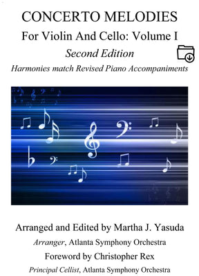 Yasuda, Martha - Concerto Melodies For Violin And Cello, Volume I, 2nd Edition - Digital Download