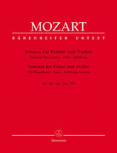 Mozart, WA - Violin Sonatas, K 301-306, K 296, K 378 - Violin and Piano - edited by Reeser - Barenreiter
