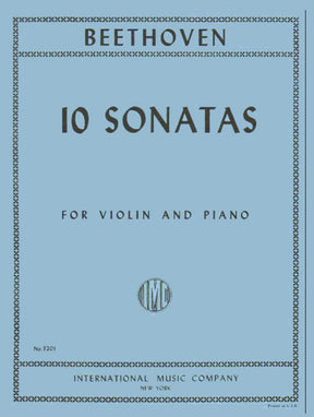 Beethoven, Ludwig - 10 Sonatas (Complete) - Violin and Piano - edited by Zino Francescatti - International Edition