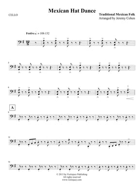 Cohen, Jeremy - Mexican Hat Dance - World Chamber Series - for String Quartet - Violinjazz Editions