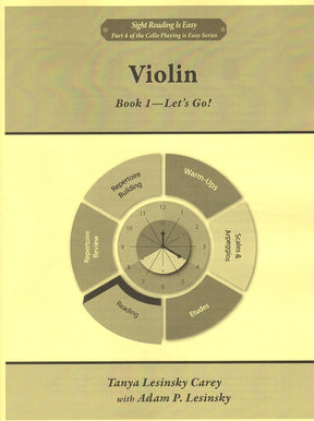 Sight Reading is Easy - for Violin - by Tanya Lesinsky Carey and Adam P. Lesinsky