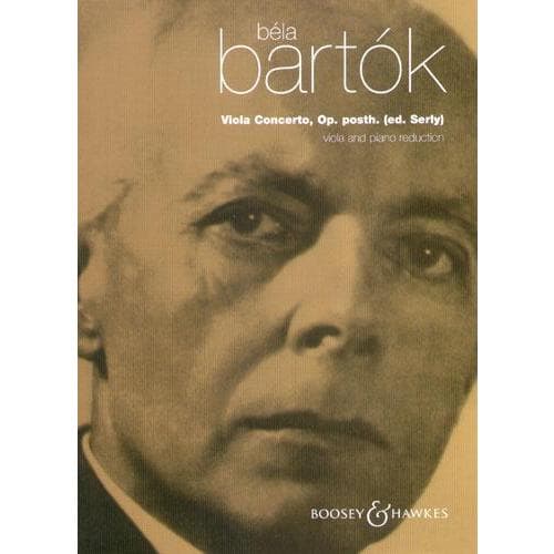 Bartok, Bela - Viola Concerto Op posth Sz128 Viola and Piano Reduction - Edited by Serly - Boosey & Hawkes Edition