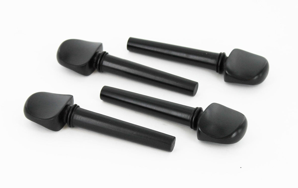 Set of Thick Shaft Ebony Cello Pegs 4/4 Size