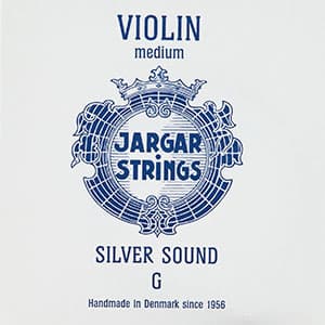 Jargar Silver Violin G String 4/4 Size Medium